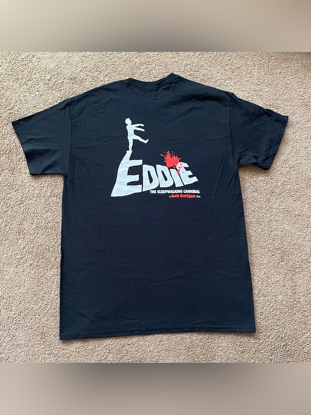 Eddie The Sleepwalking Cannibal Horror Movie Promo T Shirt Sz Medium 2012